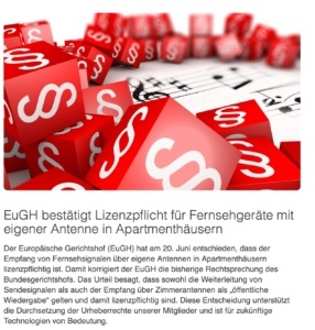 GEMA News Weiterleitung FS